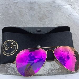 polarized gold matte Ray-Ban Original Aviator
